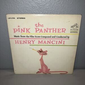 Vinyl Record The Pink Panther Music From Film Score Composed By Henry Mancini